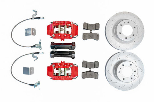 Pedders 2019+ Ford Ranger Front TrakRyder eXtreme Brake Kit - PED-PEBK05