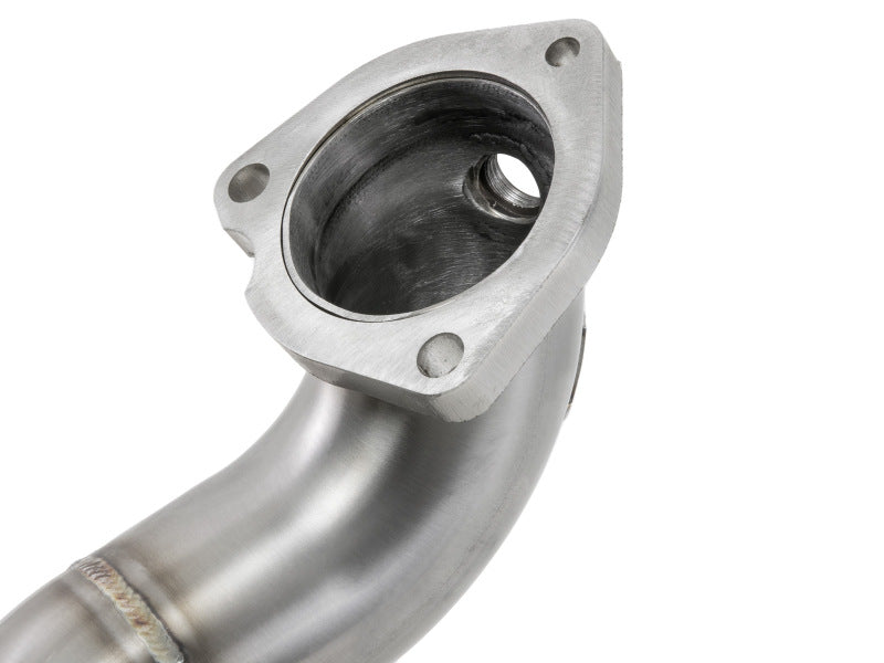 aFe 09-13 MINI Cooper S (R56) L4 1.6L (t) Twisted Steel Down Pipe 2-1/2in 304 Stainless Steel w/ Cat - 48-36318-1HC