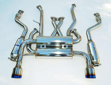 Load image into Gallery viewer, Invidia 07+ Infiniti G37 Coupe Gemini Rolled Titanium Tip Cat-back Exhaust - HS07IG7GID
