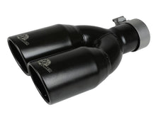 Load image into Gallery viewer, aFe Rebel Series 2.5in 409 SS Axle-Back Exhaust System Black 07-18 Jeep Wrangler (JK) V6-3.6L/3.8L - 49-48086-B