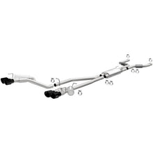 Load image into Gallery viewer, MagnaFlow 20-21 Ford Explorer 3.0L V6 Dual Exit Quad Black Chrome Tip Street Series Cat-Back Exhaust - 19515