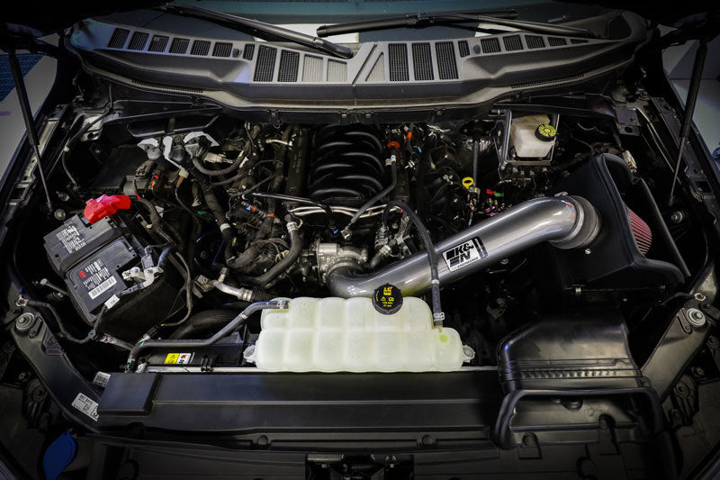 K&N 2021+ Ford F-150 V8-5.0L F/I High Flow Performance Intake Kit - 77-2616KC
