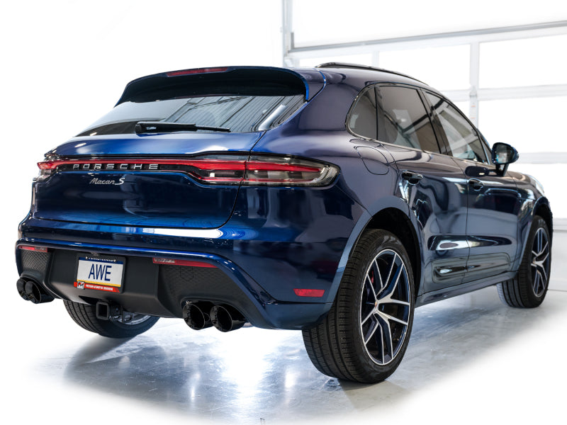 AWE Tuning 2022+ Porsche Macan 2.9TT Touring Edition Cat-Back Exhaust w/ Diamond Black Tips - 3015-43952
