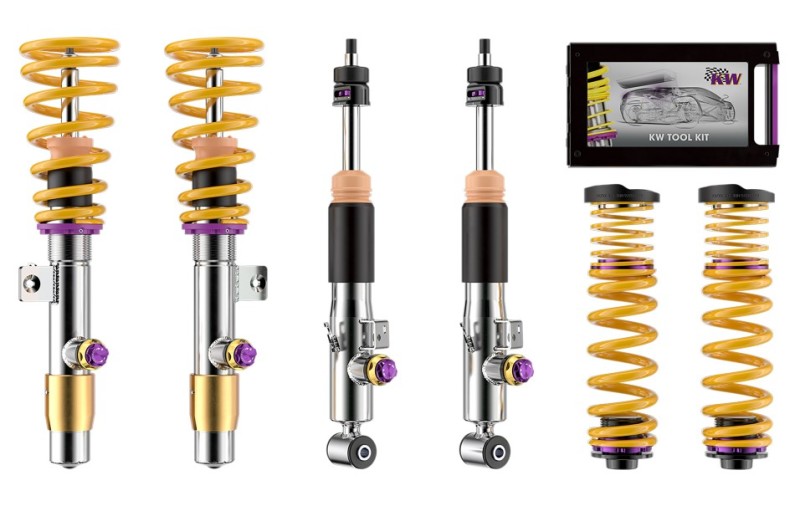 KW Coilover Kit V4 2021+ BMW M2 (G87) & M3 (G80) Sedan 2WD incl. M3 Competition - 3A7200EB