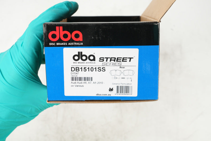 DBA 10-17 Audi A8 Street Series Rear Brake Pads - DB15101SS