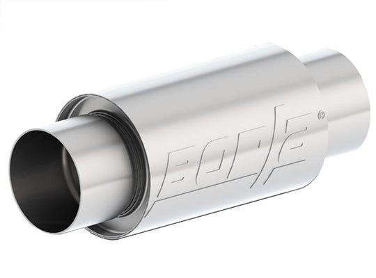 Borla 3 -1/2in In/Out x 5in Round x 8in Long XR-1 Sportsman Shorty Racing Muffler - 40004S