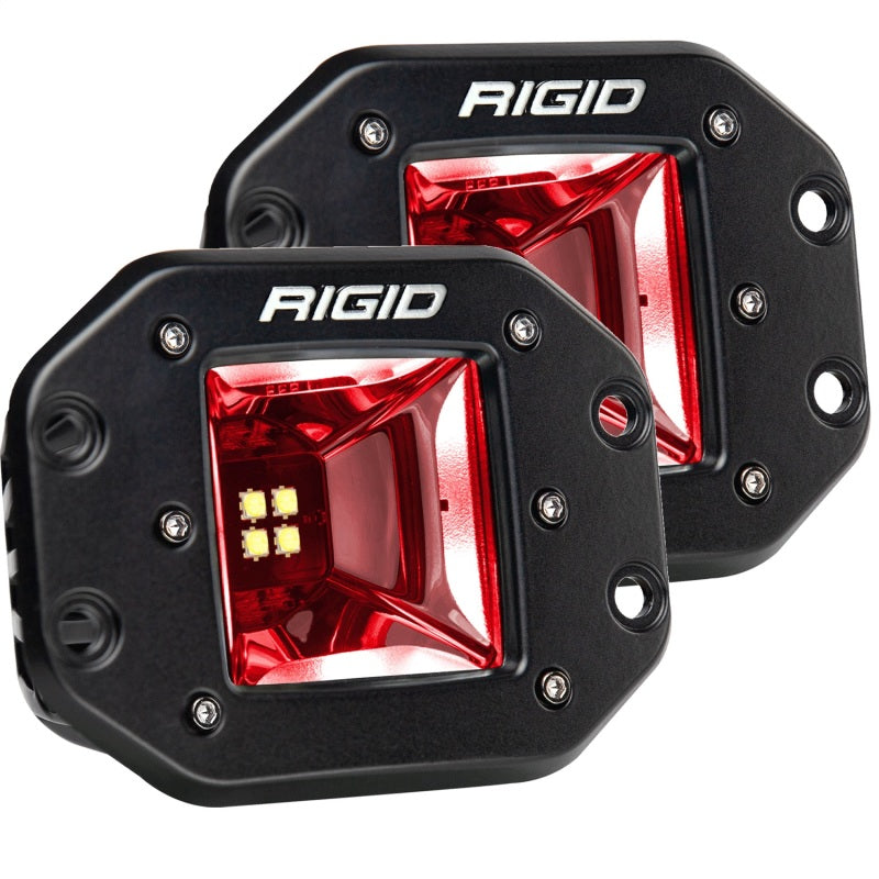 Rigid Industries Radiance+ Scene RGBW Flush Mount - Pair - 682153
