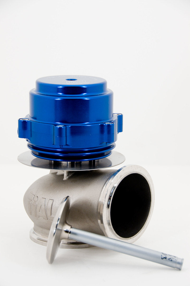 TiAL Sport V60 Wastegate 60mm .228 Bar (3.31 PSI) w/Clamps - Blue - 002620