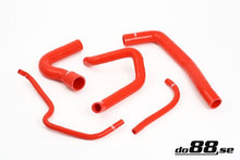Load image into Gallery viewer, do88 SAAB 9000 Turbo 86-90 Coolant Hoses Red - DO88-KIT32R