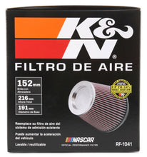 Load image into Gallery viewer, K&amp;N Round Tapered Universal Air Filter 6 inch Flange 7 1/2 inch Base 5 inch Top 7 1/2 inch Height - RF-1041