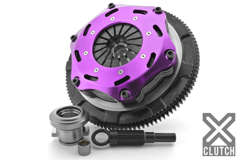 XClutch 91-98 Nissan 180SX S13 2.0L 7.25in Triple Solid Ceramic Clutch Kit - XKNI18521-3E