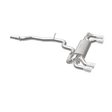 Load image into Gallery viewer, MagnaFlow Sys C/B 2015-2017 Volkswagen Golf R 3in Polished SS Quad Tip Split Rear Exit - 19165