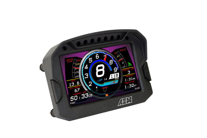 AEM CD-5G Carbon Digital Dash Display w/ Interal 10Hz GPS & Antenna - 30-5602