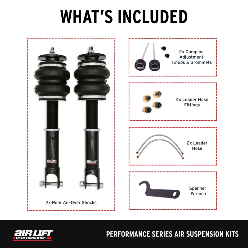 Air Lift 15-20 Acura TLX / 13-17 Honda Accord Rear Performance Air Suspension Kit - 76514