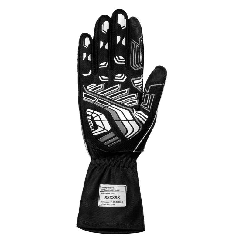 SPARCO K-Arrow+ Black/Grey Kart Racing Gloves Size 10 - BKG0003B0K10010