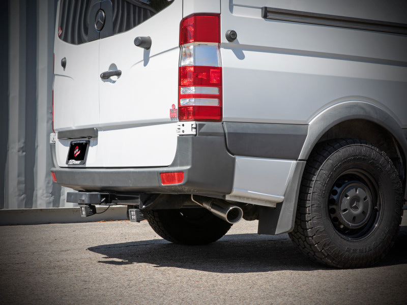 aFe Vulcan Series 3in 304SS DPF-Back Exhaust w/ Polished Tip 14-18 Mercedes-Benz Sprinter 2500 - 49-36502-P