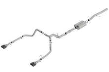 Load image into Gallery viewer, Borla 19 Chevrolet Silverado/GMC Sierra 1500 6.2L SS ATAK Catback Exhaust - Black Chrome Tips - 140776BC