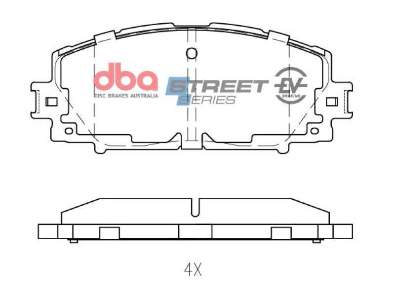 DBA 11-17 Lexus CT200h B Type Front SSEV Street Series Brake Pads - DB2159SSEV