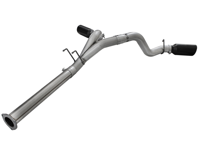 aFe Large Bore-HD DPF-Back Exhaust System Ford Diesel Trucks 11-14 V8-6.7L (td) - 49-43065-B
