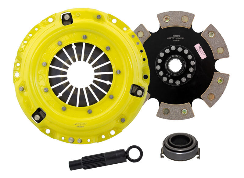 ACT 1990 Honda Prelude XT/Race Rigid 6 Pad Clutch Kit - HP4-XTR6