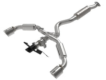 Load image into Gallery viewer, aFe 23-24 Toyota GR Corolla L3 1.6L (t) Gemini XV 3in to 2-1/2in Cat Back Exhaust w/ Polished Tips - 49-36067-P