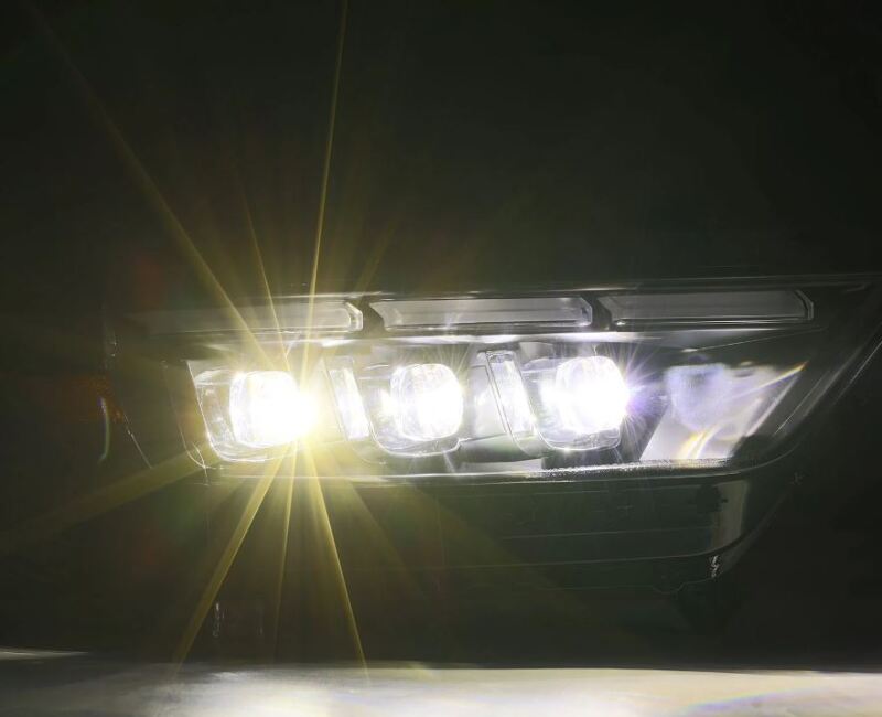 AlphaRex 15-17 Ford Mustang NOVA LED Proj Headlights Black w/Activ Light/Seq Signal/Switch DRL - 880262
