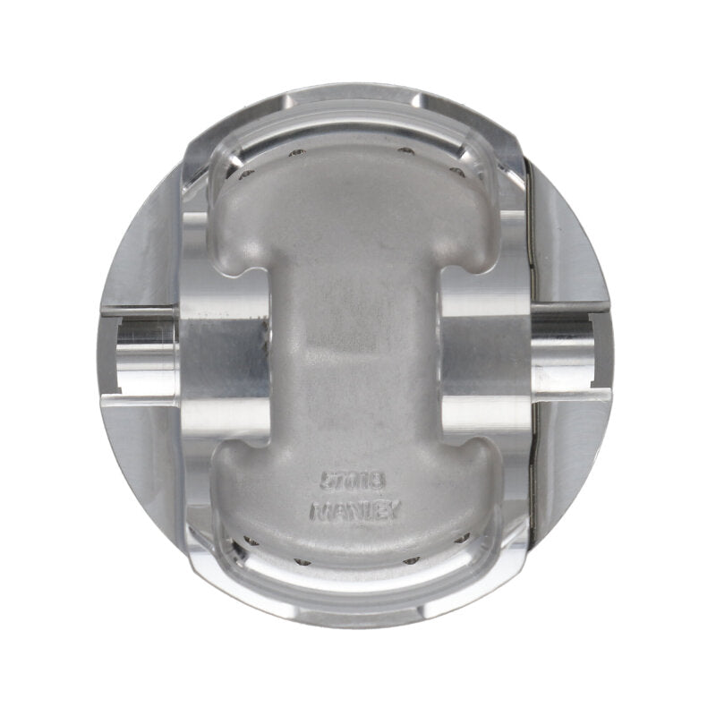 Manley Chevrolet LS Piston Set - 4.070in Bore 1.115in CH, -4.00 CC - 592670CE-8