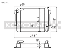 Load image into Gallery viewer, Koyo 70-78 Datsun 240/260/280Z (MT) Radiator - R022352