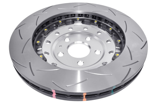 DBA 06-17 Audi RS3 4V Sedan 5000 Fully Assembled 2-Pc Silver Hat T3 Slot Rotor - DBA53004SLVS