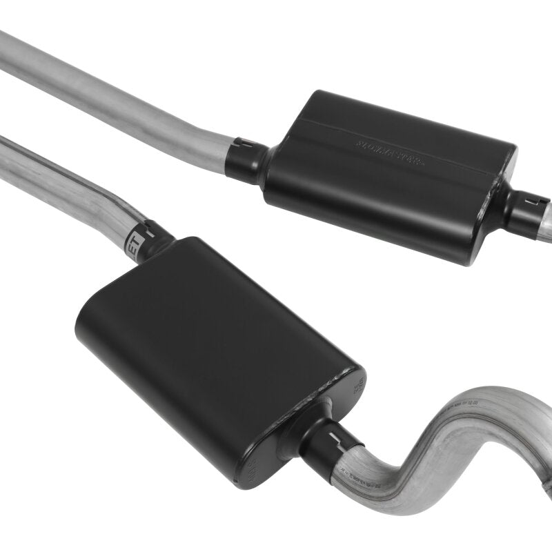 Flowmaster 64-66 Mustang V8 American Thunder SS Crossmember-Back Exhaust System - 817273