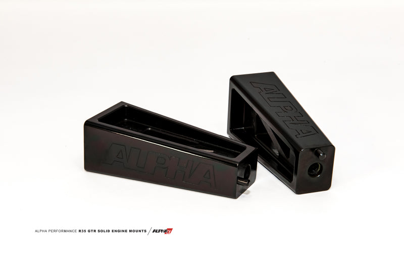 AMS Performance 2009+ Nissan GT-R R35 Alpha Race X Solid Motor Mounts - ALP.07.03.0012-1