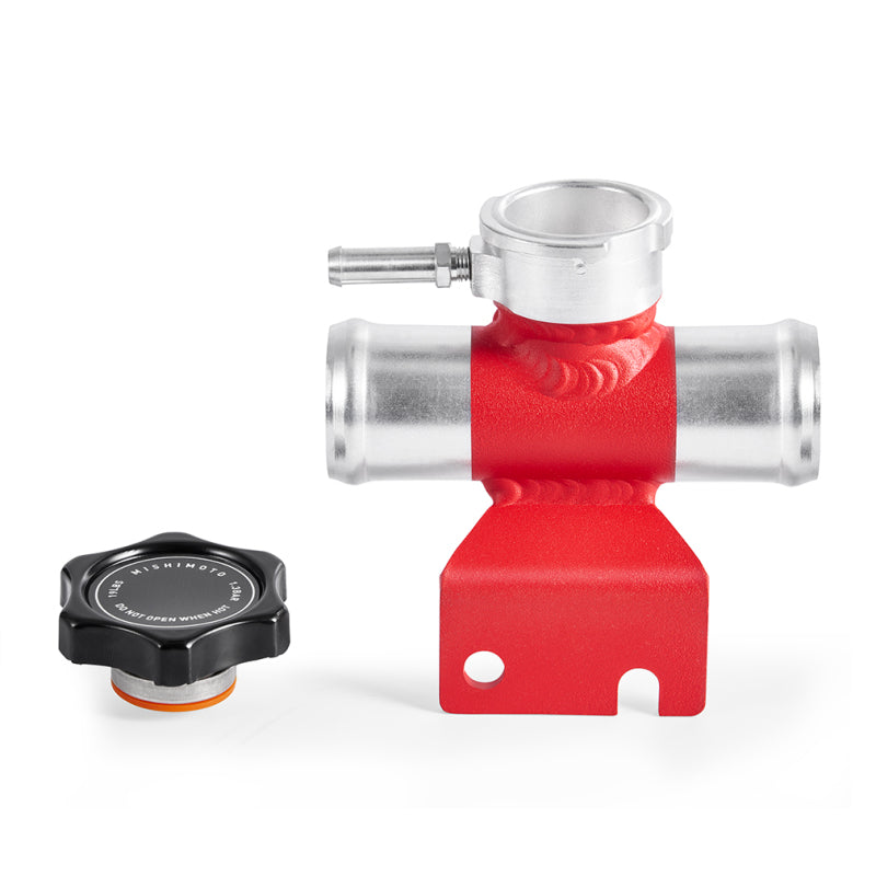 Mishimoto 08-15 Mitsubishi Lancer Evo X Coolant Fill Inlet - Red - MMFN-EVO-RD