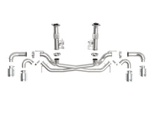 Load image into Gallery viewer, aFe MACH Force-Xp 3in to 2-1/2in 304SS Cat-Back (No Muff.) 2020 Chevy Corvette 6.2L- Polished Tip - 49-34127NM-P