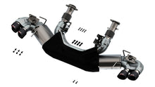 Load image into Gallery viewer, Borla 2020 Chevrolet Corvette C8 6.2L ATAK 3in Exhaust System Dual Round Angle Cut Carbon Fiber Tips - 140839CF