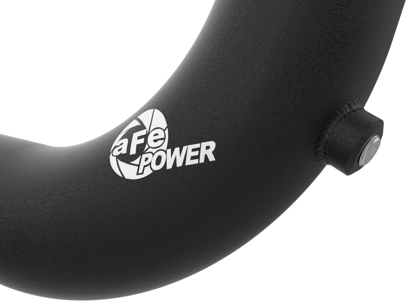 aFe BladeRunner 2-1/4 IN Aluminum Hot Charge Pipe Black 17-20 Hyundai Elantra GT L4-1.6L (t) - 46-20638-B