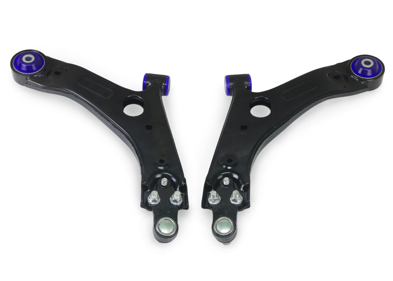 SuperPro 11-16 Kia Sportage Front Lower Control Arm Set W/ Sp Bushings - TRC1074