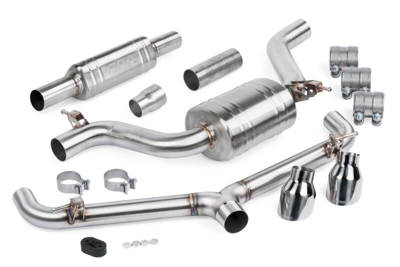 APR 18-21 Volkswagen GTI (MK7.5) Catback Exhaust System w/Front Muffler - CBK0007
