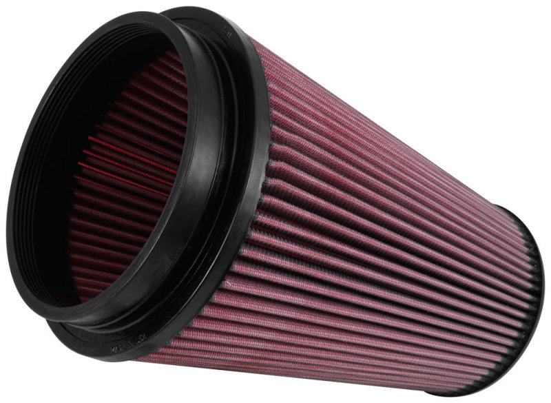 K&N Filter Universal Rubber Filter 6inch Flg 7-1/2inch B / 5-1/8inch T / 11-5/8in T - RU-5064