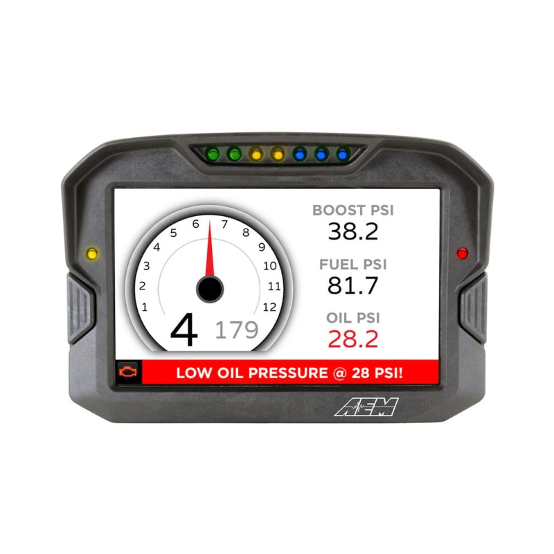 AEM CD-7 Non Logging Race Dash Carbon Fiber Digital Display (CAN Input Only) - 30-5700