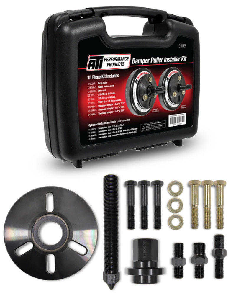 ATI Installation Stud - LS1/2/3/6/7/9/A - M16x2.0x5.6 Long - Damper Puller Metric Adapter - ATI918999SC
