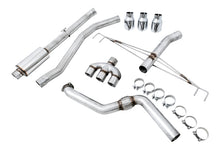 Load image into Gallery viewer, AWE Tuning 2017+ Honda Civic Type R Track Edition Exhaust w/Front Pipe &amp; Triple Chrome Silver Tips - 3020-52000