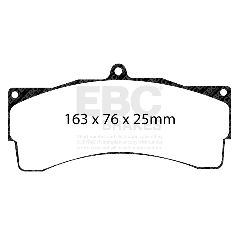 EBC Racing AP Racing CP6080 Calipers RP-X Brake Pads - DP8033RPX
