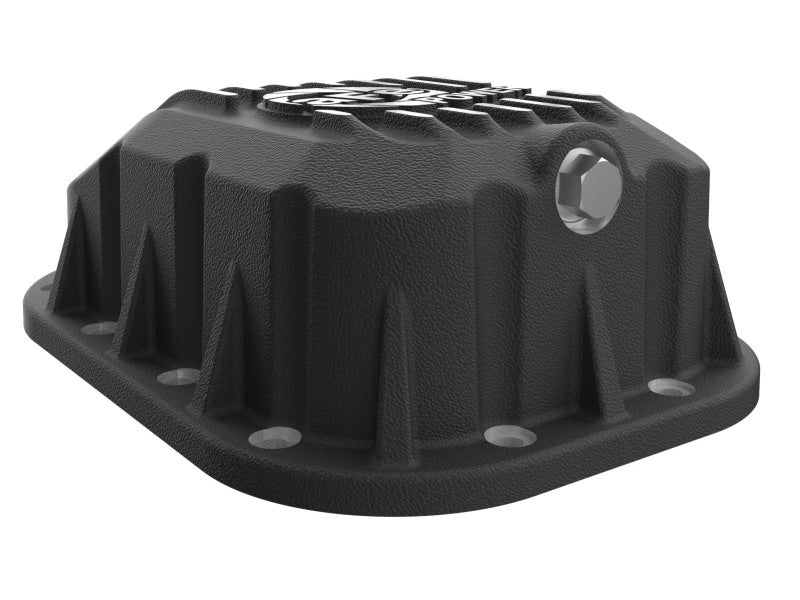 aFe POWER Pro Series Engine Oil Pan Black w/ Machined Fins Jeep Wrangler (JL)/Gladiator 18-25 V6 - 46-71470B