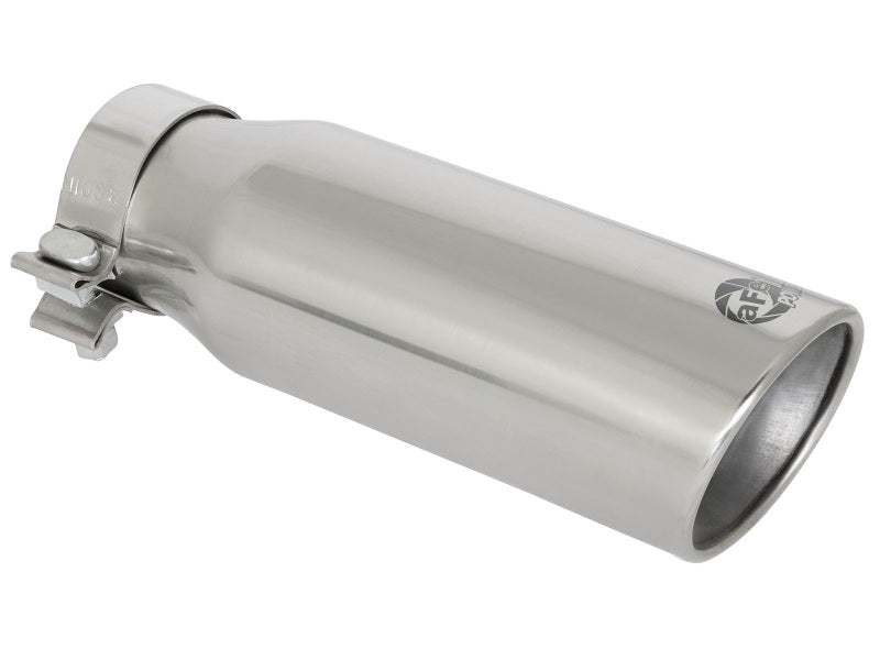 aFe MACH Force-Xp Universal Exhaust Tip 3 IN Inlet x 4 IN Outlet x 12 IN L - 49T30404-P121