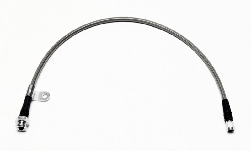 Wilwood flexline 23IN. OAL M10X1 to -3 W/BRACKET R/H - 220-9331