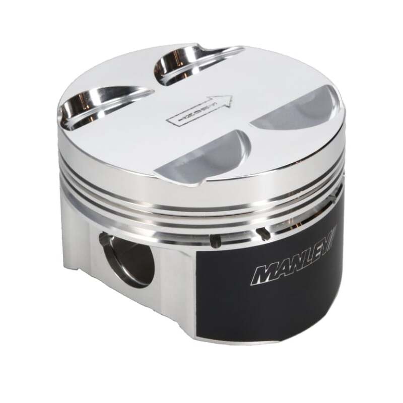 Manley 03-06 Evo 8/9 4G63T/4G63 85.5mm +.5mm Over Bore 10.0/10.5:1 Flat Top Pistons w/ Rings - 606205C-4