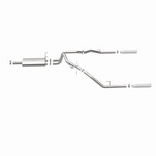 Load image into Gallery viewer, Magnaflow 09-13 Dodge Ram 1500 V6 3.6L Dual Spilt Rear Exit Polished Stainless C/B Perf Exhaust - 15249