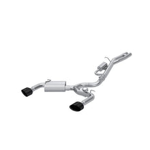 Load image into Gallery viewer, MBRP 17-20 Audi RS3 2.5T T304 SS 3in Cat-Back Dual Split Rear w/ Oval Black Chrome Tips - S46103BC