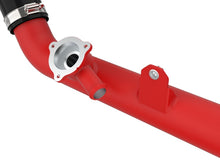 Load image into Gallery viewer, aFe Bladerunner 2-1/4 IN Aluminum Hot Charge Pipe Black 20-23 Ford Explorer/Explorer ST - Red - 46-20658-R