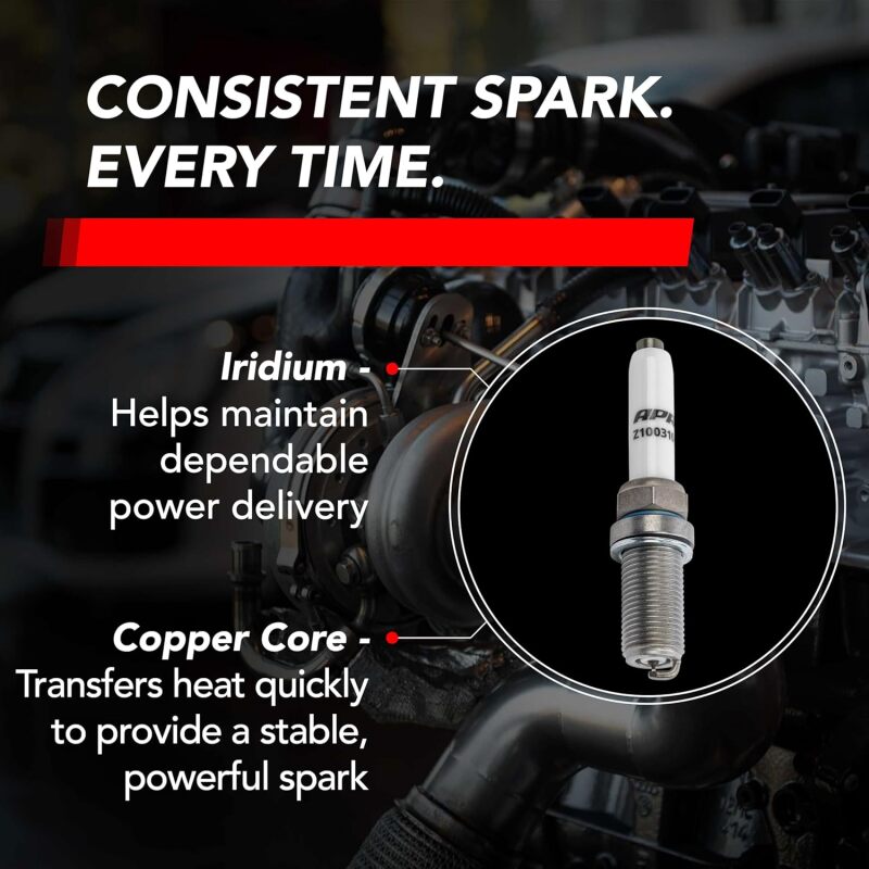 APR EA888.3/4/EA855.2/EA824 Iridium Pro Spark Plug - Heat Range 9 - 14mm x 26.5mm x 16mm - SINGLE - Z1003100
